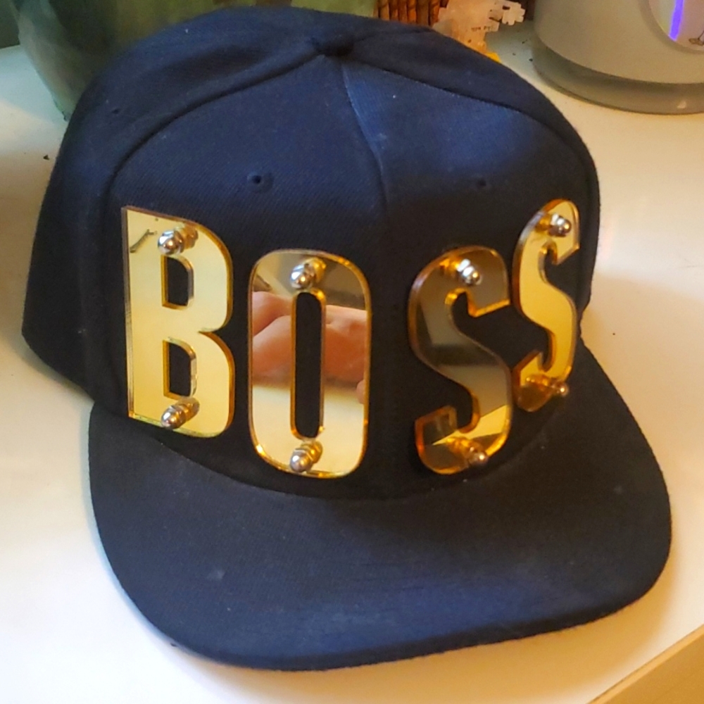 Novelty BOSS snapback hat